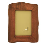 be home 4"x6" red reclaimed wood frame