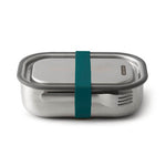 black + blum large stainless steel lunch box, ocean
