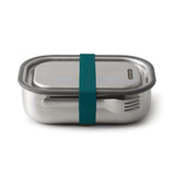 black + blum large stainless steel lunch box, ocean