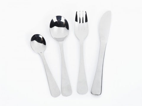 stainless steel children's cutlery set