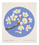 cherry blossom swedish dishcloth
