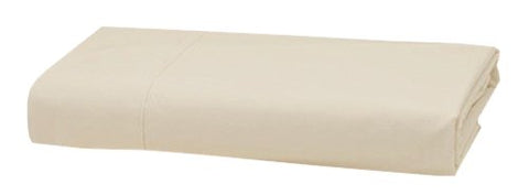coyuchi 220 percale twin xl fitted and flat sheet, natural