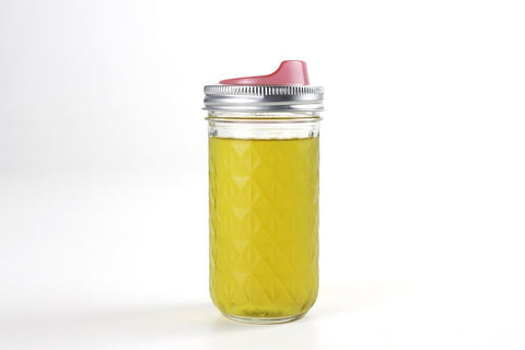 cuppow pink top for regular size mason jar