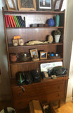 danish modern walnut bookcase sale