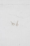 elaine b jewelry, concentric studs, sterling silver
