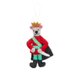 felt rat king ornament