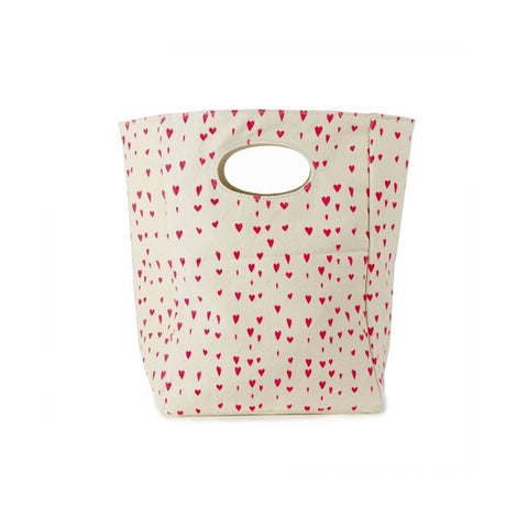 fluf classic lunch bag, floating hearts