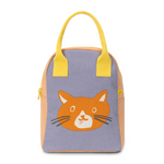 cat fluf zipper lunch bag