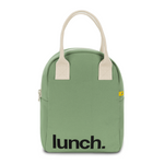 moss fluf zipper lunch bag