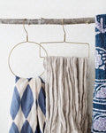 fog linen brass scarf hanger