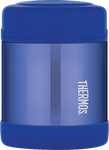 thermos funtainer stainless steel food jar 10oz blue keeps food warm (5 hours) and cold (9 hours). bpa free