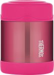 thermos funtainer stainless steel food jar 10oz pink keeps food warm (5 hours) and cold (9 hours). bpa free