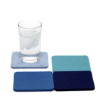 graf lantz colorful ocean felted wool coasters. made in CA USA