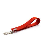 graf lantz orange merino wool key loop felt. made in CA USA