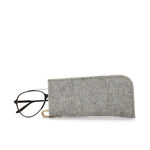 graf lantz granite merino wool eyeglass sleeve felt. made in CA USA