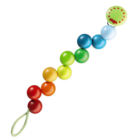 haba rainbow pearls pacificer chain for 0+
