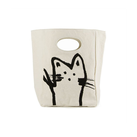 fluf classic lunch bag, hey cat