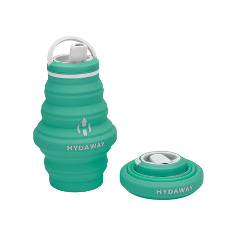 mist hydaway 17oz water bottle is the collapsible, ultra-stashable, planet-friendly, go-anywhere way to stay hydrated
