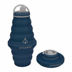 seaside hydaway 25oz water bottle is the collapsible, ultra-stashable, planet-friendly, go-anywhere way to stay hydrated