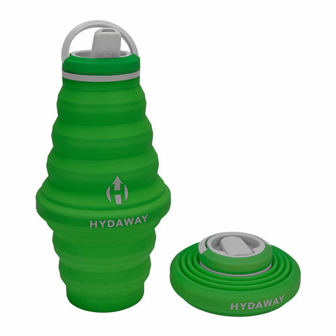 timber hydaway 25oz water bottle is the collapsible, ultra-stashable, planet-friendly, go-anywhere way to stay hydrated