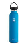 pacific 24 oz standard mouth hydro flask bottle keeps liquids cold for up to 24 hours and hot up to 6. bpa-free 