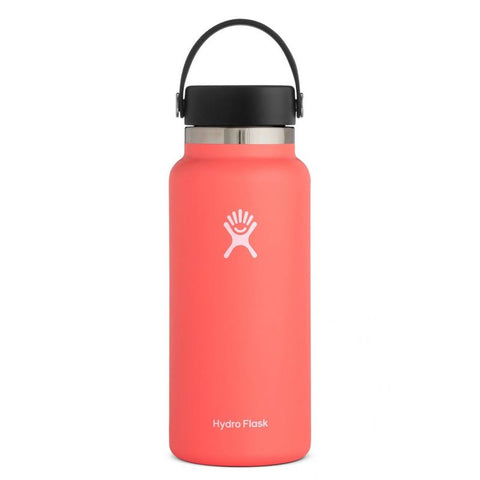 hydro flask wide mouth 32 oz with flex lid - hibiscus