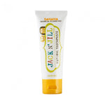 jack n' jill banana flavor natural toothpaste is rich in Xylitol and has calendula to soothe gums with no artificial preservatives