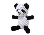 jax & bones petey the panda large 7" rope toy is hand tied and dyed using non-toxic vegetable dyes. machine washable