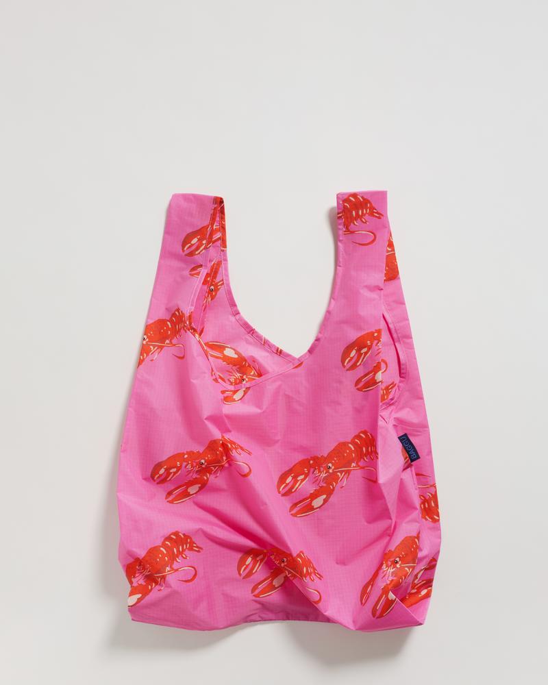 【新品】BAGGU スタンダード レインボー COWと　ピンクロブスター Big Baggu - Pink Lobster – ban.do