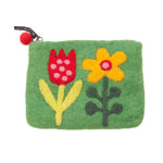 klippan felted wool purse, la fleur
