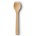 bambu large bamboo spork made from organic bamboo and no glues or lacquers