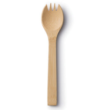 bambu large bamboo spork made from organic bamboo and no glues or lacquers