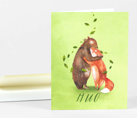 hug, loose leaves paper goods