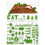 lunchskins reusable sandwich bag green farm
