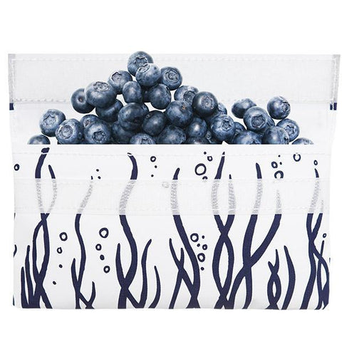 lunchskins reusable snack bag navy seagrass