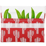 lunchskins reusable snack bag red cactus