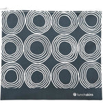 lunchskins reusable zippered sandwich bag charcoal circles
