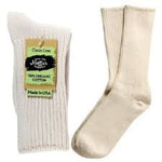 maggie's organics organic cotton crew socks - classic, natural, set of 3