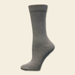 9-11, 10-13 grey maggie's organics organic wool dress sock made in the usa from organic merino wool