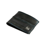 alchemy goods marine stitch franklin wallet is made from recycled inner tubes. made in the USA