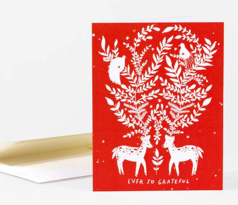 Ever So Grateful Winter Deer | Meera Lee Patel