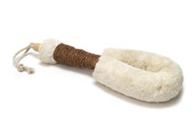 merben international, soft jute body brush remove dead skin cells, stimulate circulation
