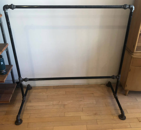 metal pipe clothing rack - sale price