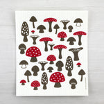 swedish dishcloth - mushrooms