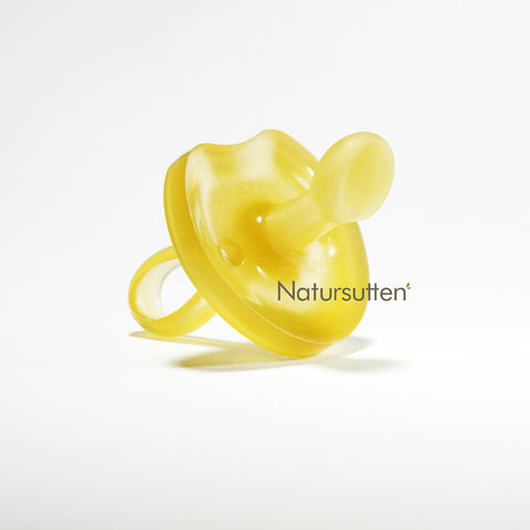 100% natural rubber small (0-6 month) orthodontic butterfly shaped pacifier is molded in one piece & environment friendly