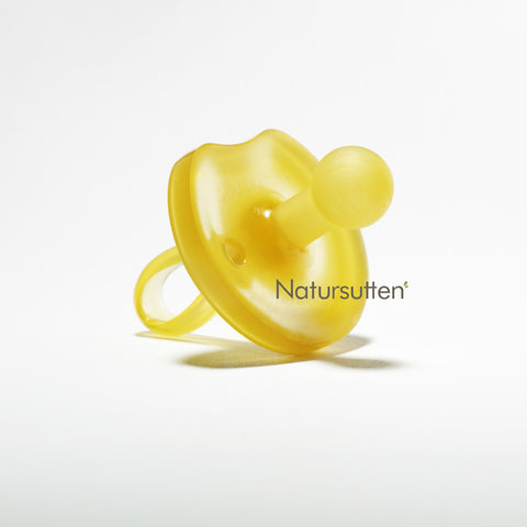 100% natural rubber medium (6-12 month) round butterfly shaped pacifier is molded in one piece & environment friendly