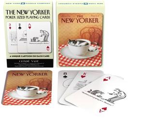 new york puzzle company cat cartoons playing cards new yorker