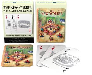 new york puzzle company sports cartoons playing cards new yorker