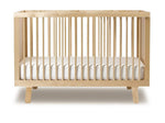 oeuf sparrow crib birch - floor model is a slim side rails and spindles give this crib a light, airy feel and make it a favorite of interior designers