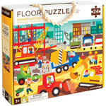 petit collage floor puzzle construction site